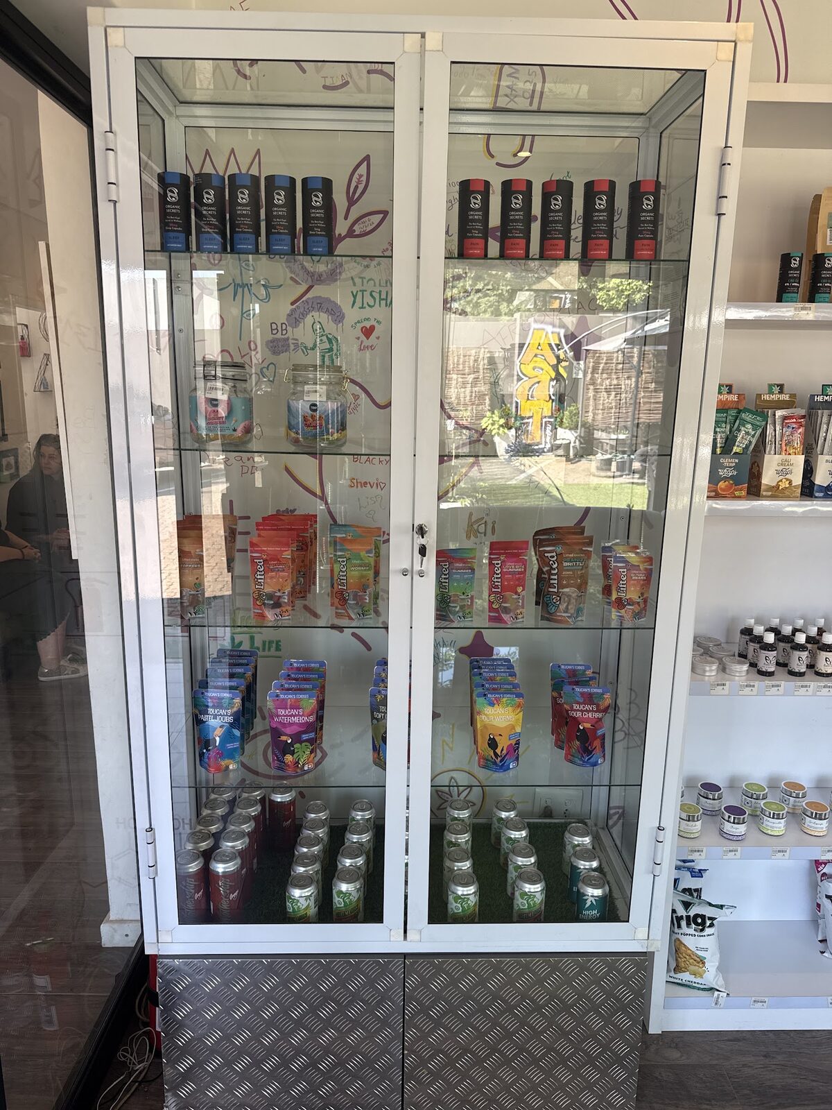 Edibles, CBD and drinks on display at Cannafrica Fairmount